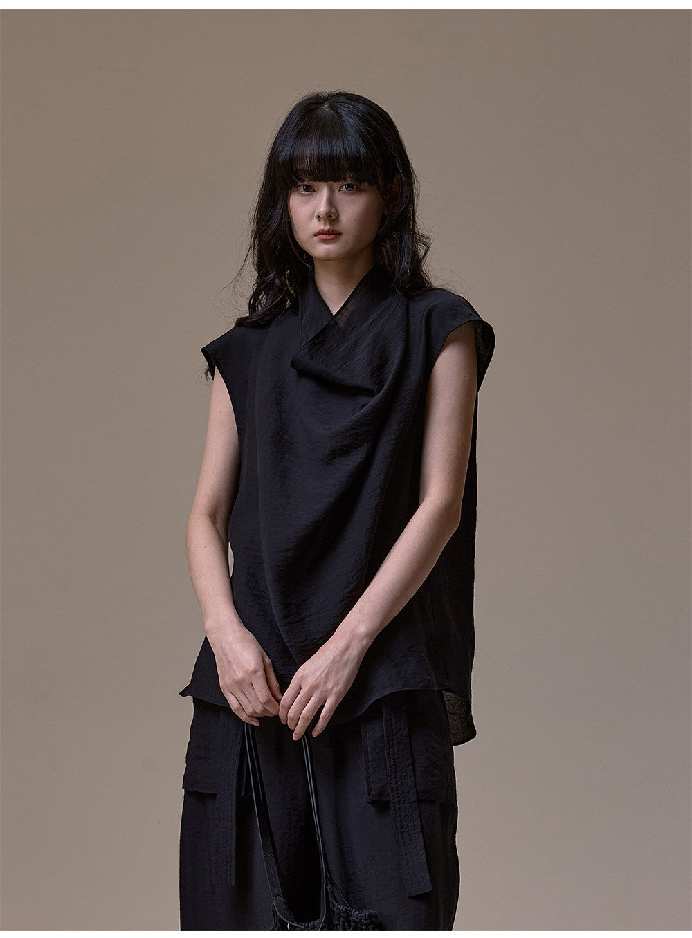 Drape Neck Top