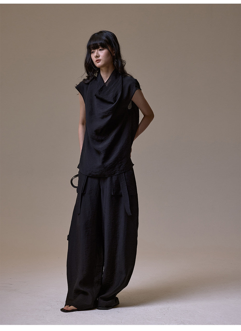 Drape Neck Top